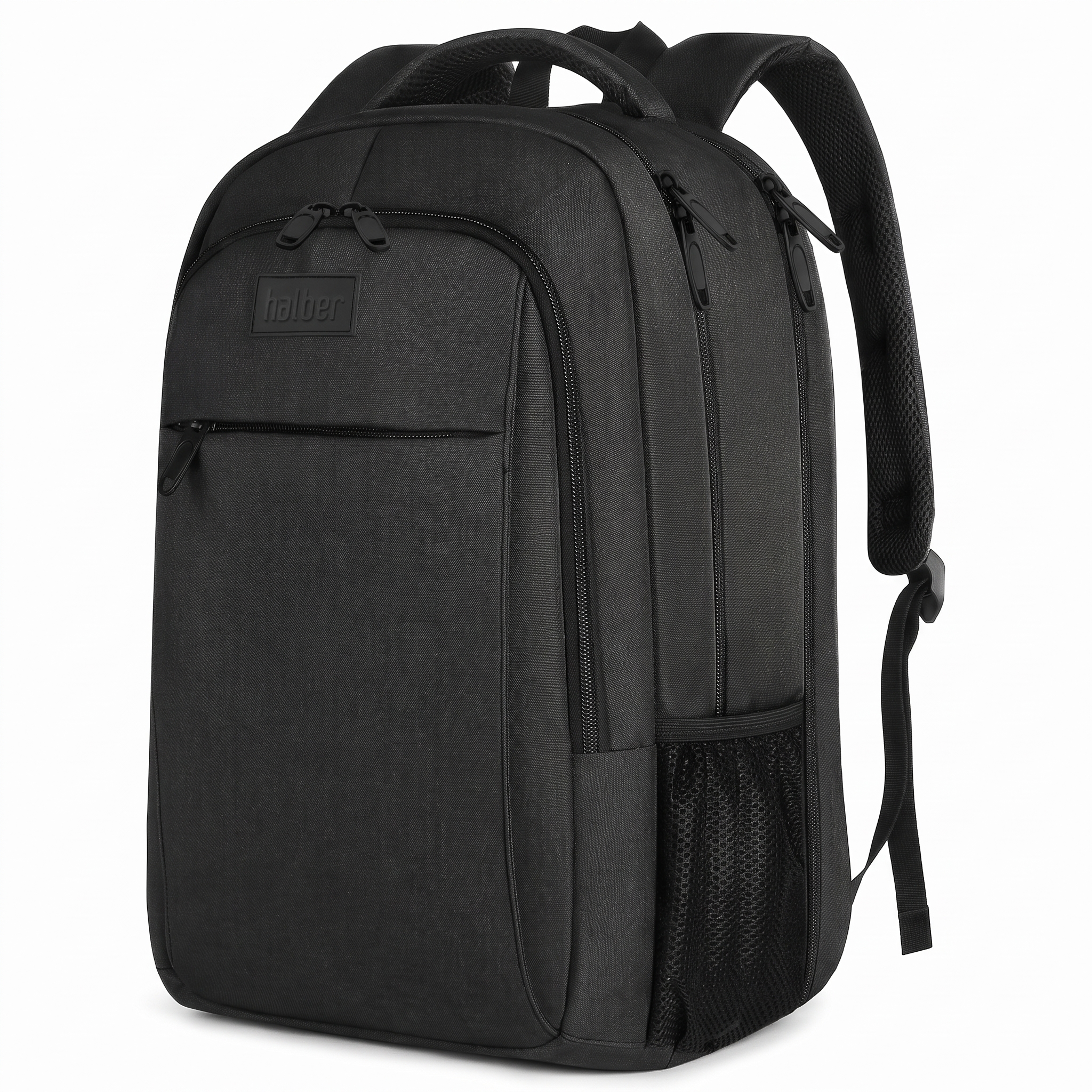 Rucsac Laptop 17.3 Inch Halber Style&Storage Plus Negru, Impermeabil (1) rucsac laptop Halber Style&Storage Plus 17.3 inch negru impermeabil