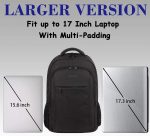 compartiment captusit pentru laptop de pana la 17.3 inch cu banda de fixare