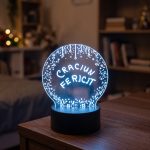 Lampă Decorativă 3D Glob Halber