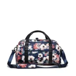 Geantă sport Kinmac Camellia cu imprimeu floral, vedere din spate