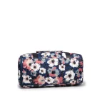 Detaliu imprimeu floral al genții Kinmac Camellia