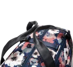 Geantă sport Kinmac Camellia cu imprimeu floral, detaliu mâner